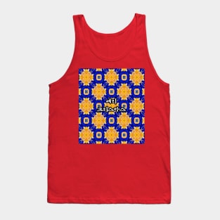 Golden church mural pattern. Tank Top